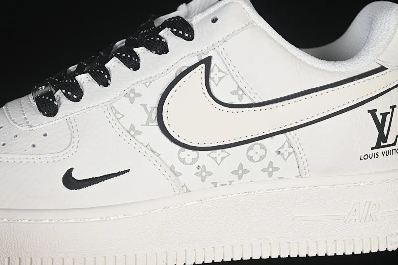 All categories Nk Air Force 1 Air Force series Nk Air Force 1 Low Air Force low-top Nike Air Force 1'07 Low LV joint off-white small black hook Air Force 1 low-top casual sneakers CS5288-035